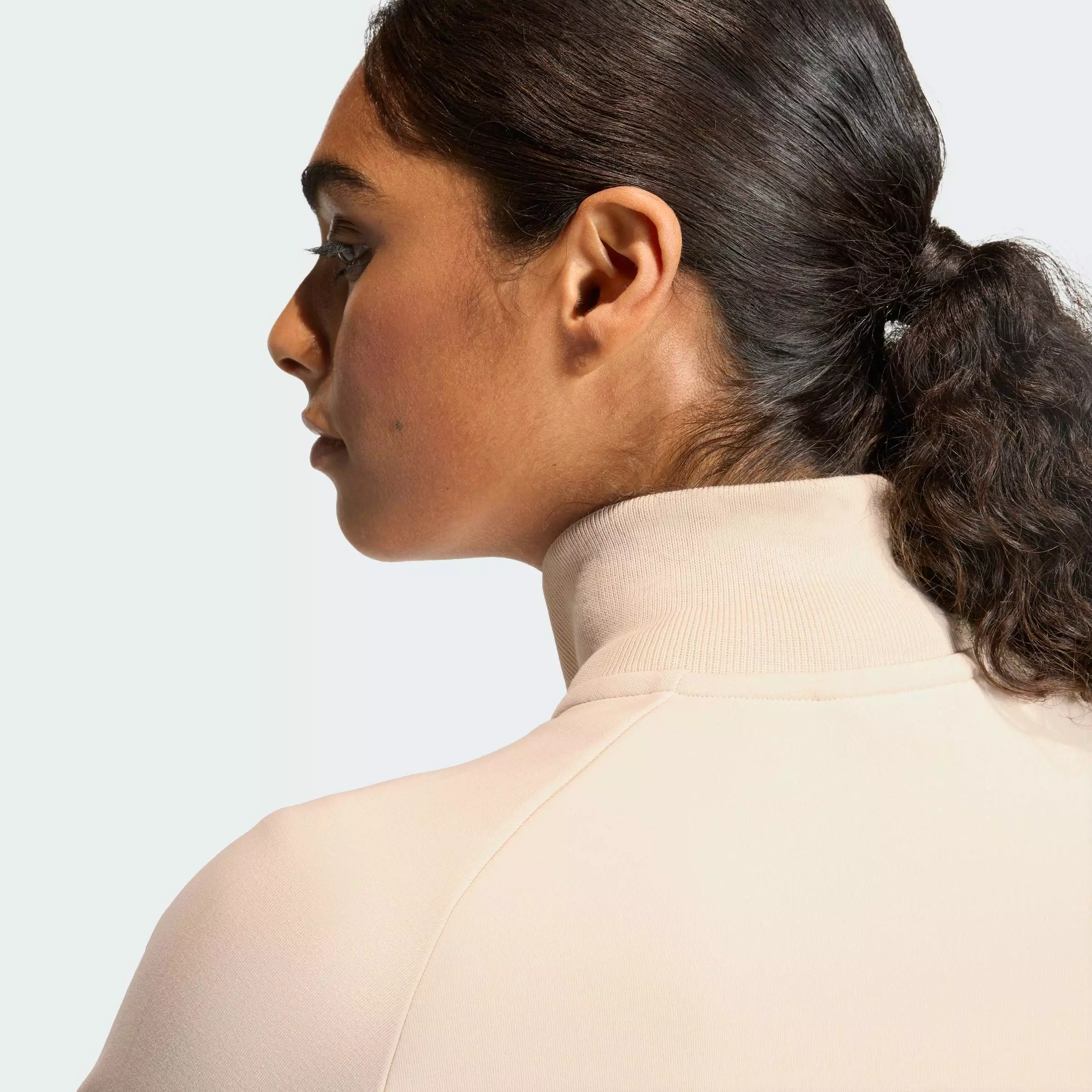 Lifestyle SOFT LUX SLIM TRACK TOP Women Beige KE9143