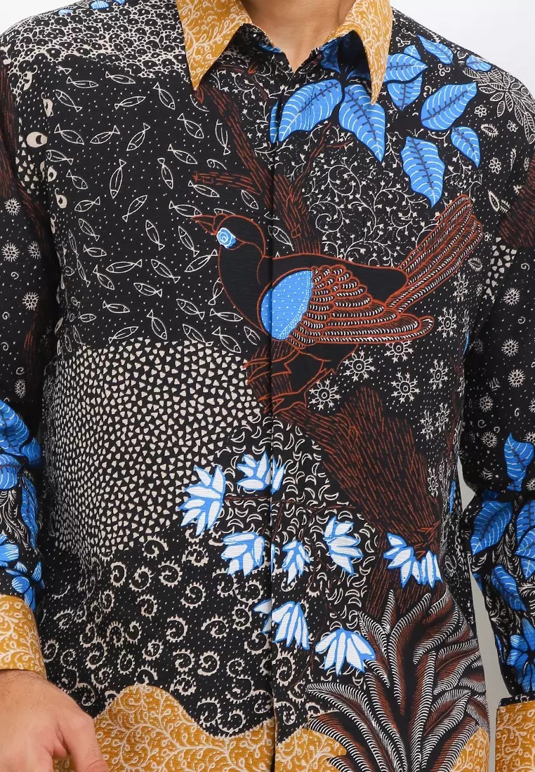 Arjuna Weda Kemeja Batik Kawung Hati main image 1