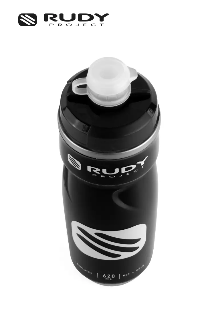 Emblem Insulated Water Bottle – Black | Sports Hydration