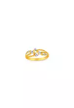 916/22K Gold - Size 19 (Two-Tone Gold)