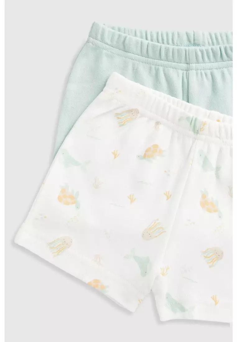 Sealife Short Baby Pyjamas - 2 Pack
