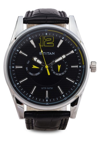Titan  932esprit outlet hong kong2SL07 多功能三指針皮革錶, 錶類, 紳士錶