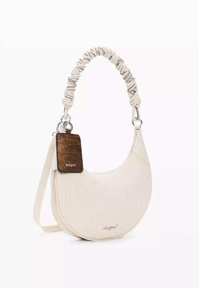 Medium oval bag with engravings
