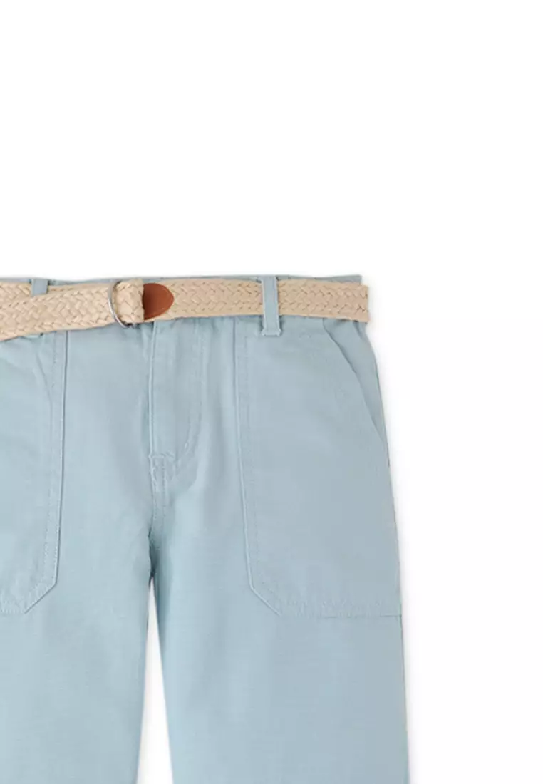 Boys Canvas Straight Leg Pants