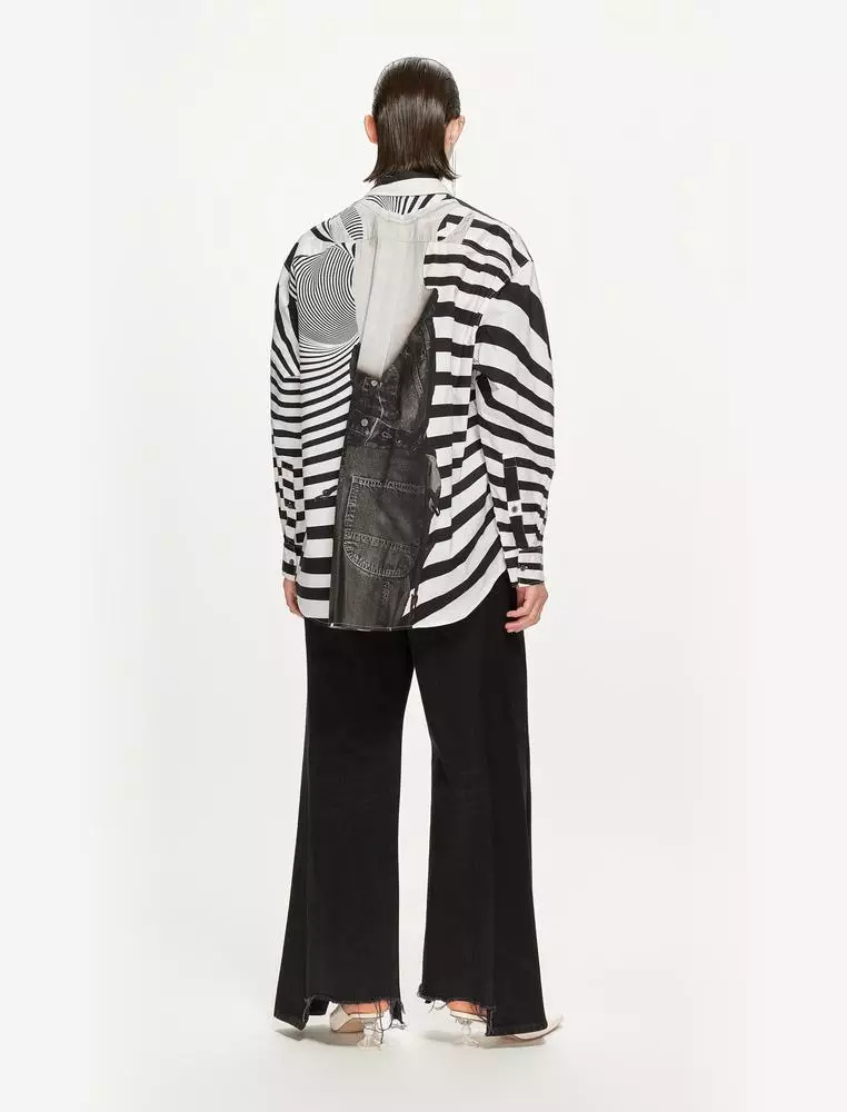 JNBY Women's Printed Loose Long-Sleeve Shirt