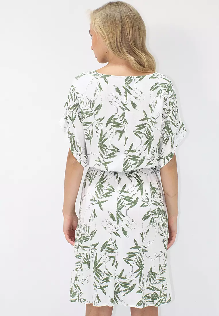 Viscose V-Neck Dress