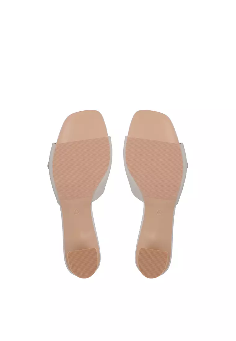 Medium Beige Isla Heeled Sandals