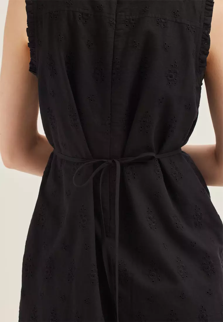 Cotton Broderie Shift Dress