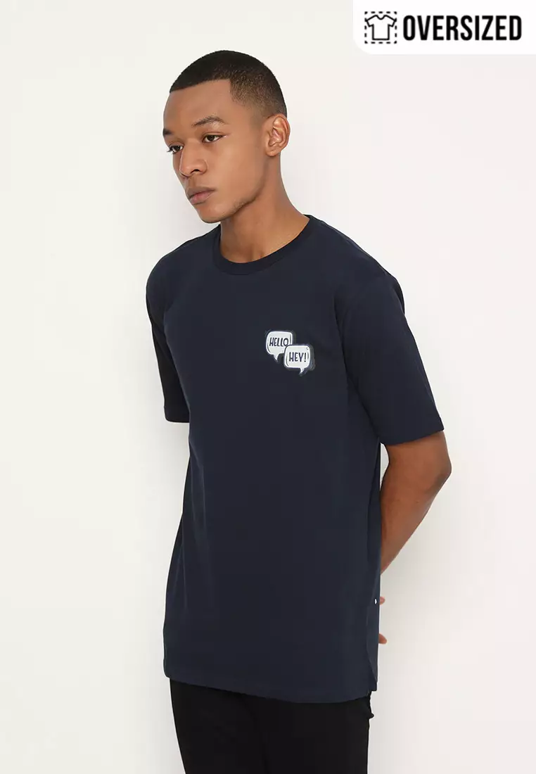 RBJ T-Shirt Cotton Combed Oversized Pria 2079250231