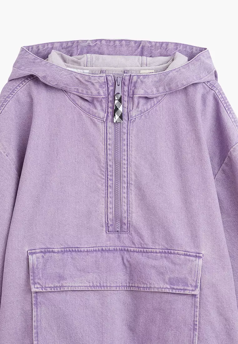 Levi's® 男士 Euclid Anorak 半開式風衣外套