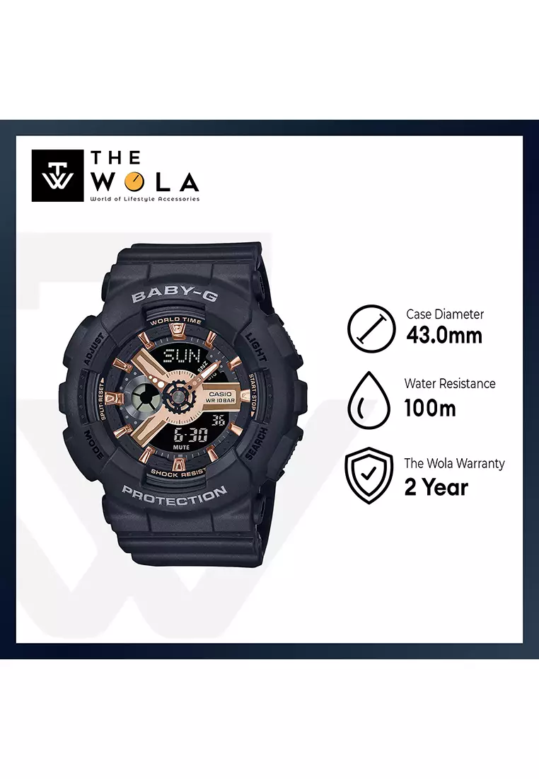 Buy BABY G Casio Baby G Women s Analog Digital Watch BA 110XRG 1A