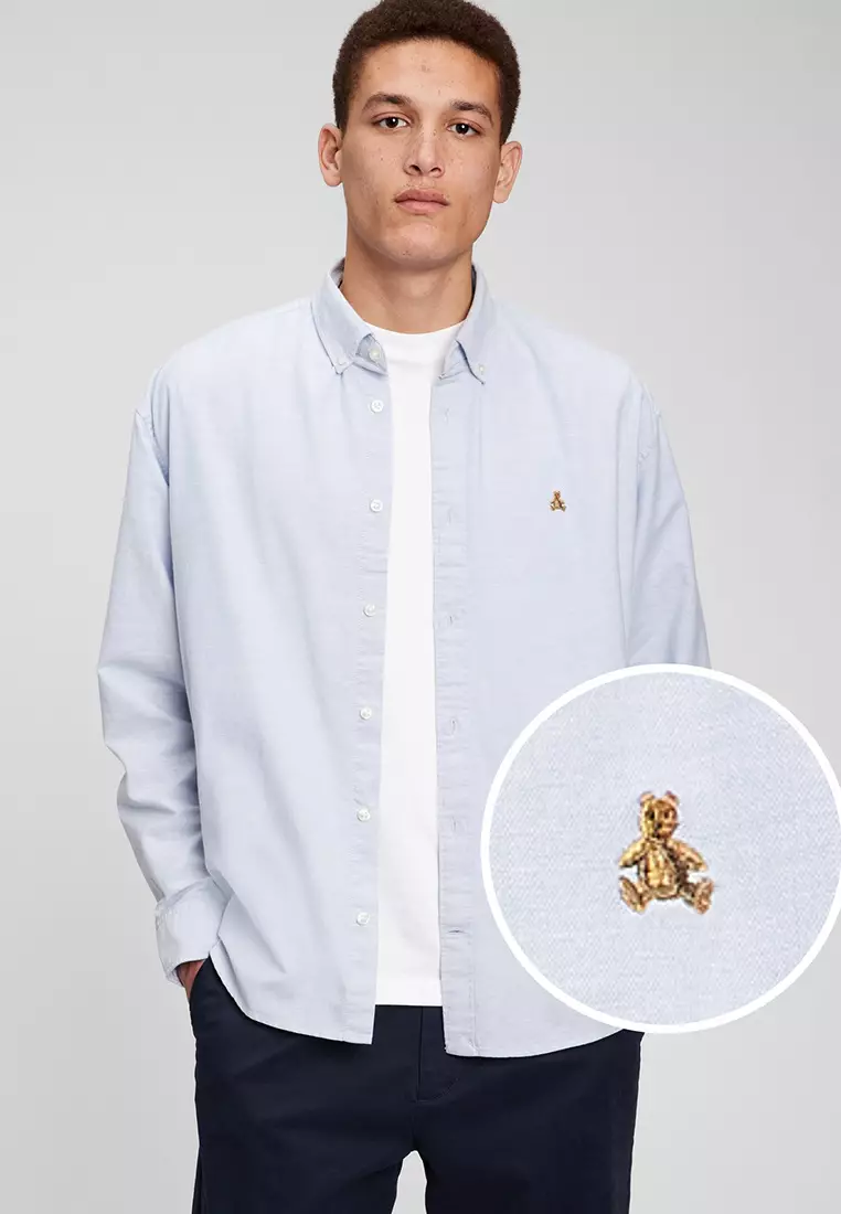 Brannan Bear Oxford Big Shirt With In-Conversion Cotton