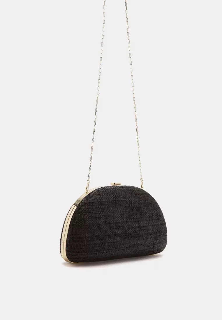 Natural Fiber Clutch Bag