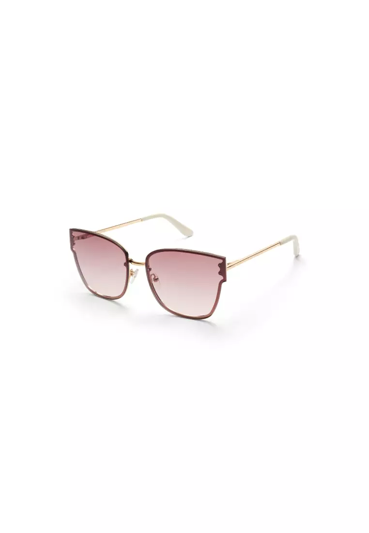 STEEL GRANDE Rose gold Eastern Fit PINK GRADIENT - DW Eyewear - Sunglasses for men and women