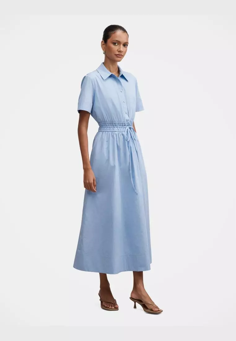 Brynn Petite Elastic Waist Midi