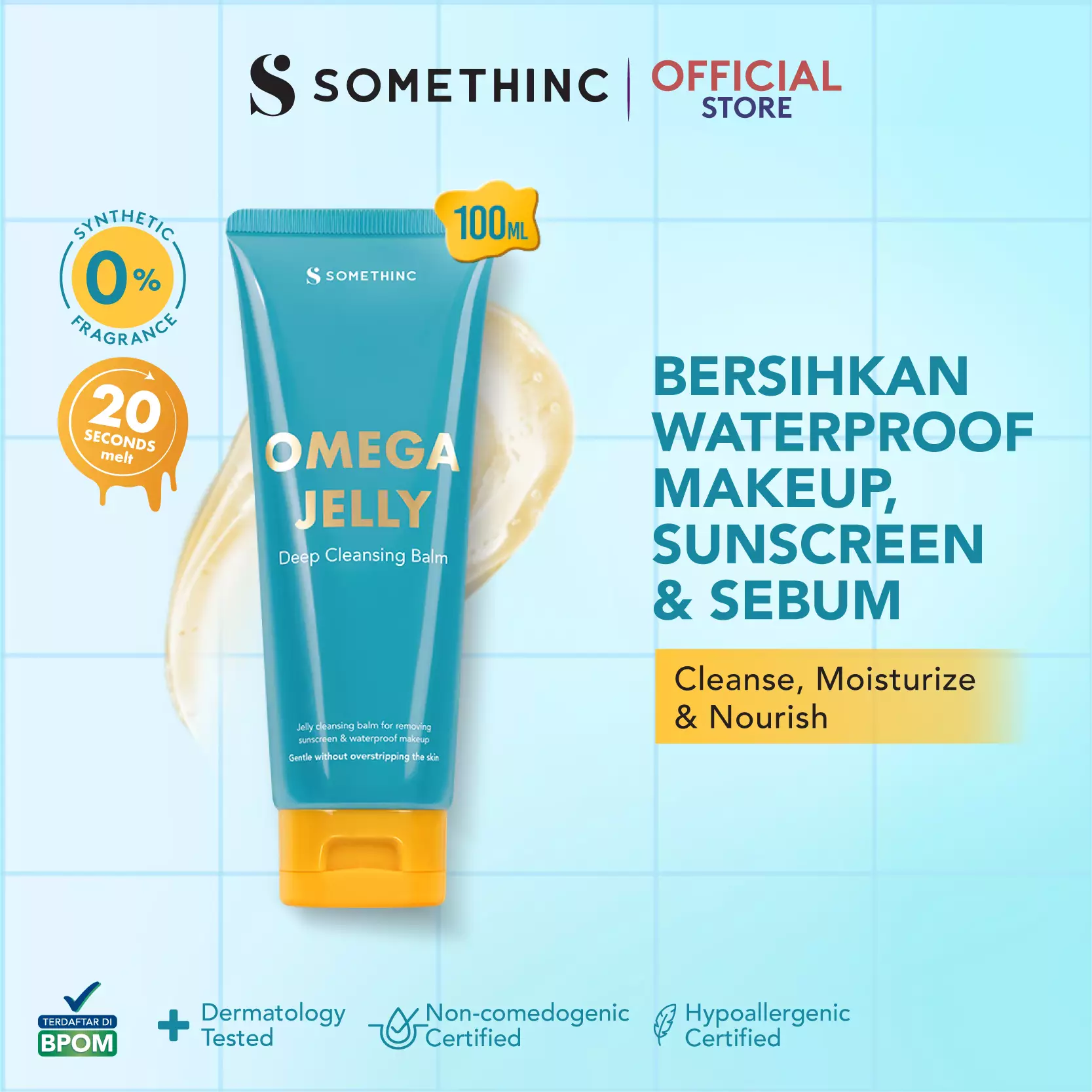 SOMETHINC Omega Jelly Deep Cleansing Balm - 100gr