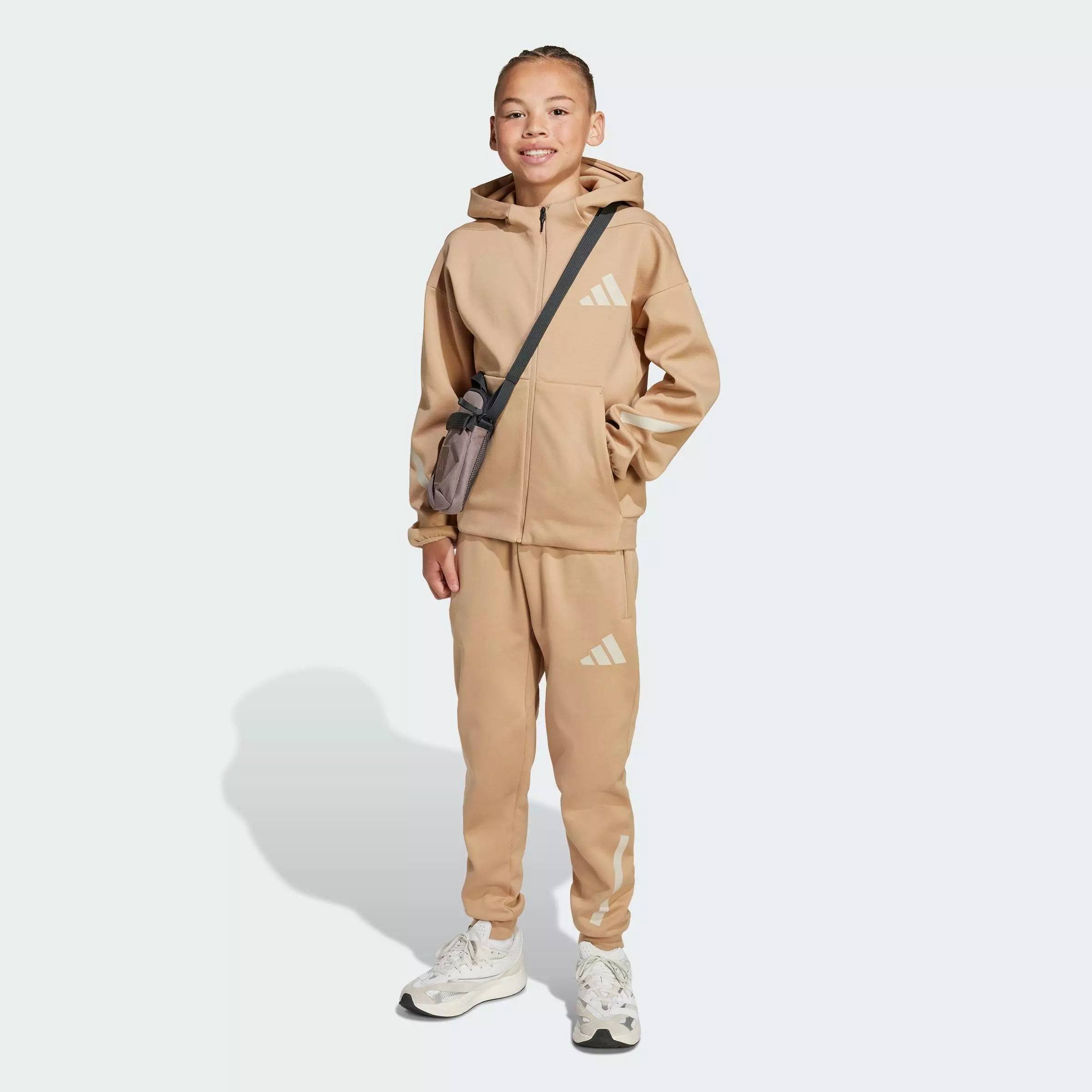 Lifestyle Z.N.E. Tapered-Leg Pants Unisex Brown JW4002