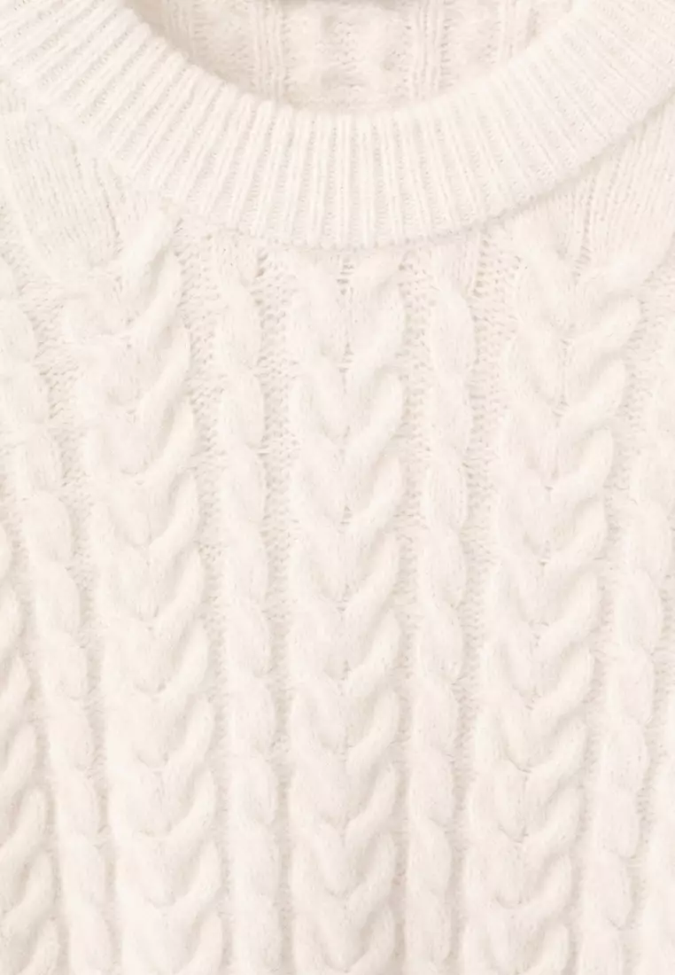 Braided Knitted Sweater