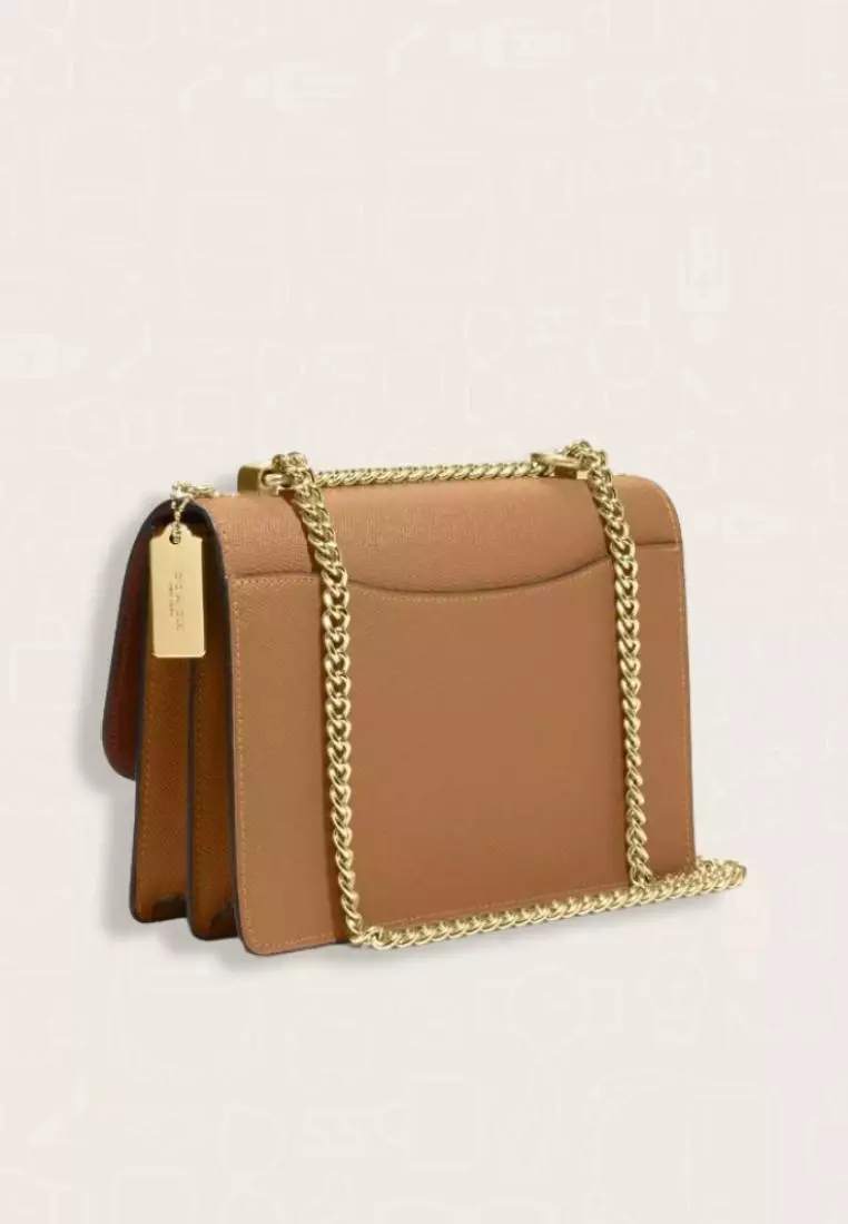 Coach Klare Crossbody In Signature Canvas Light Saddle