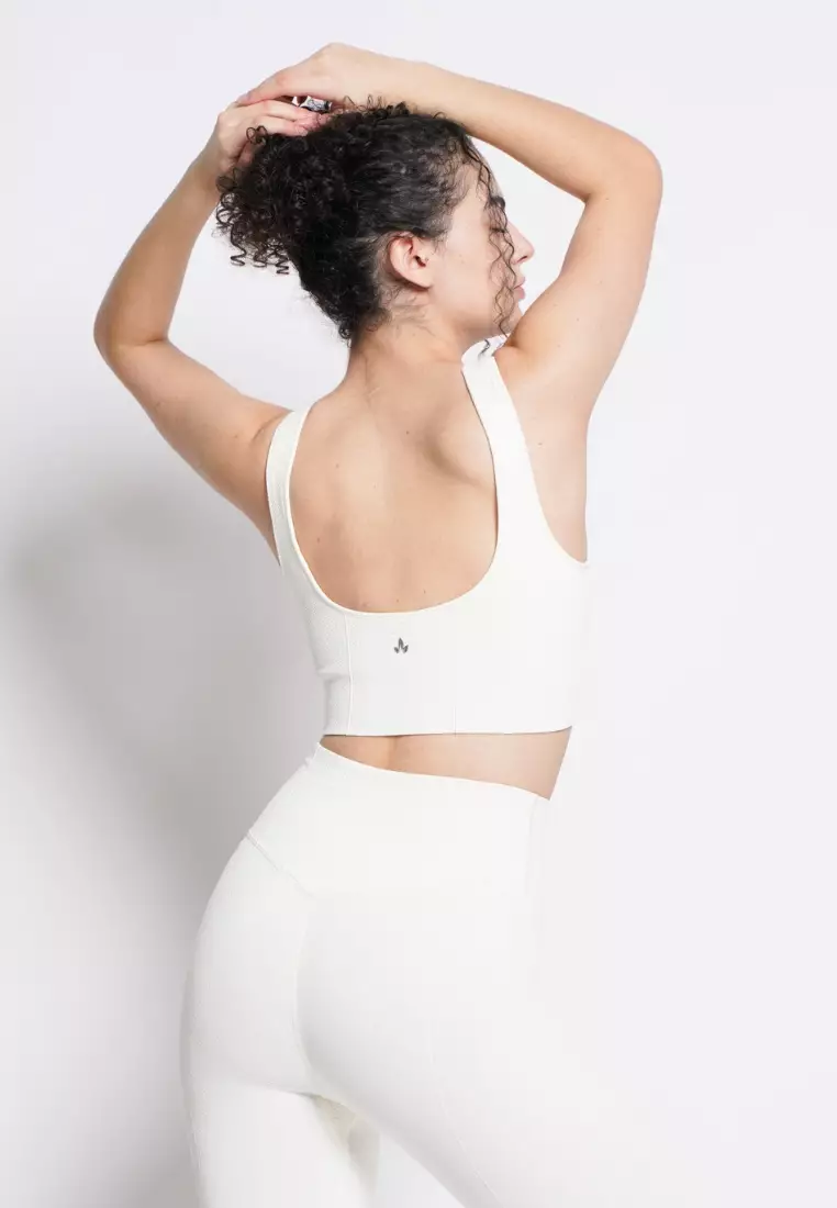 Athena Collection: Premium Seamless Padded Square Neck Sports Bra