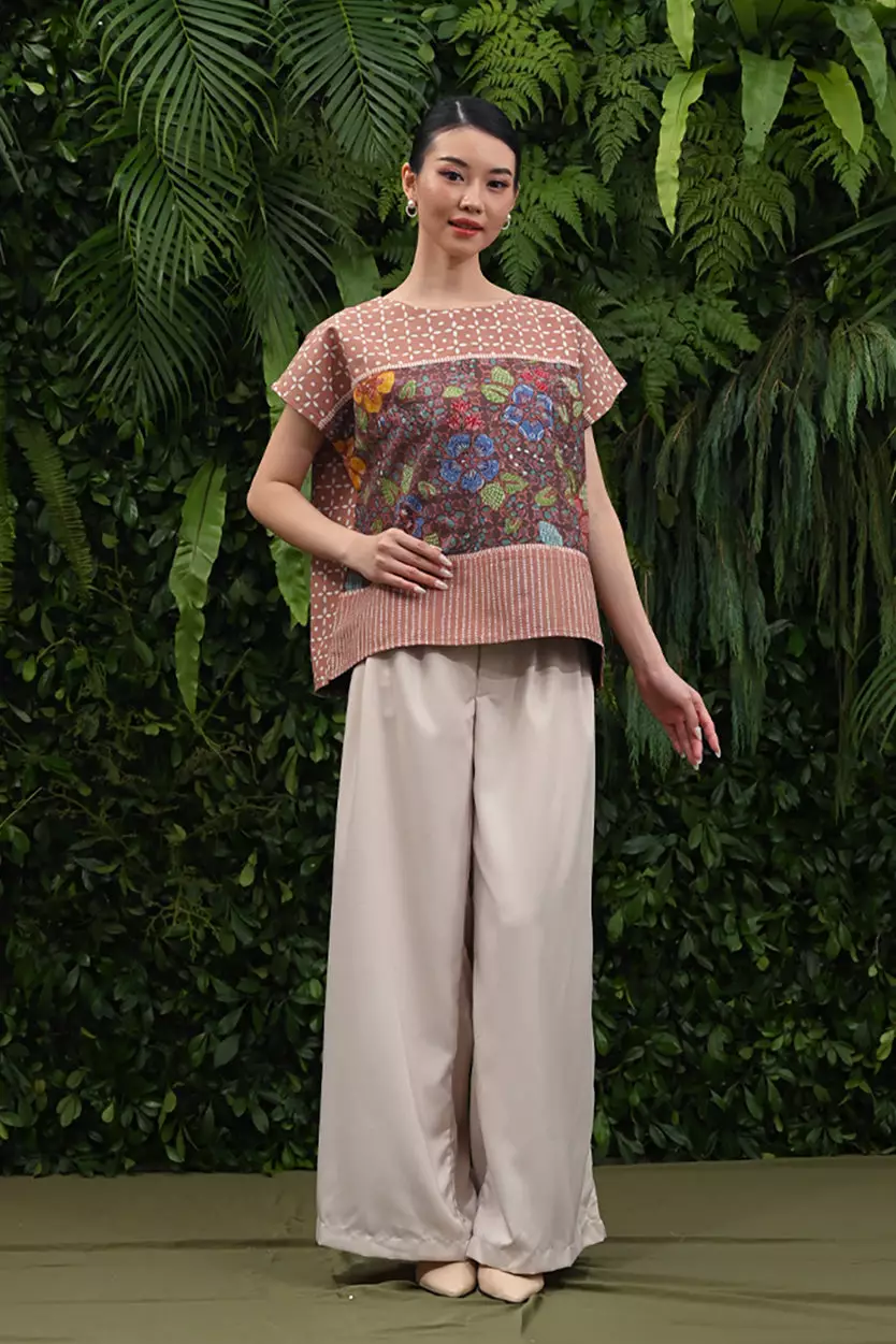 Jual Nona Rara Batik NONA RARA - Dhini Trio Encim T4268, Baju Kerja ...