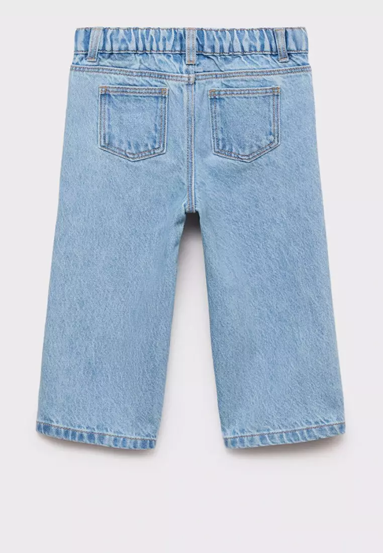 Cotton Culotte Jeans