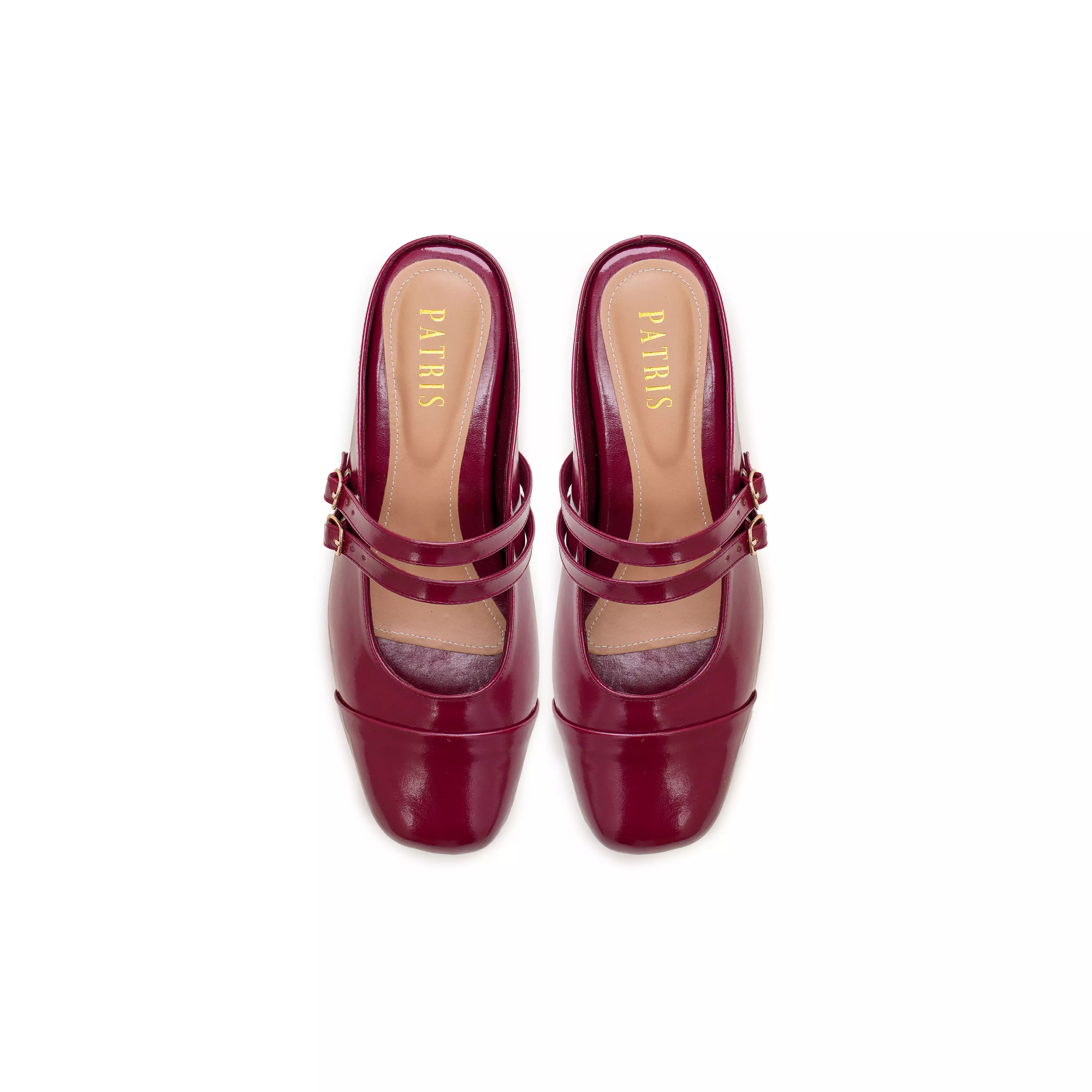 PATRIS Ophelia MaryJe Mules Wanita Heels / Hak 3 Cm