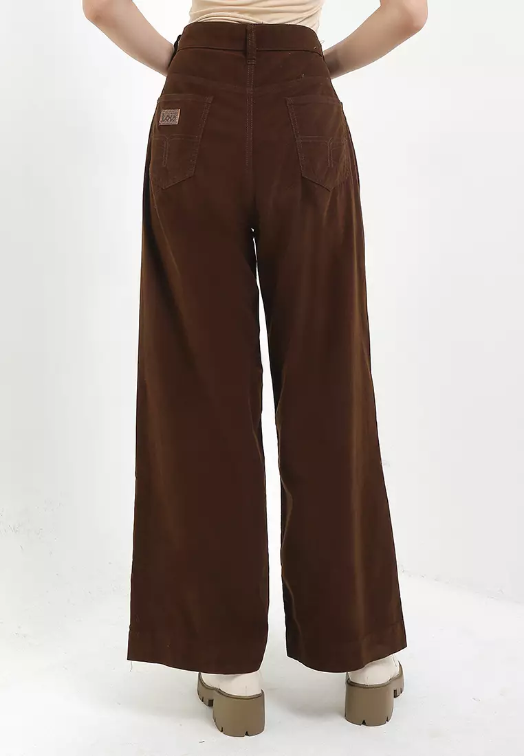 Wide Leg Loose Fit corduroy Pants FWL010