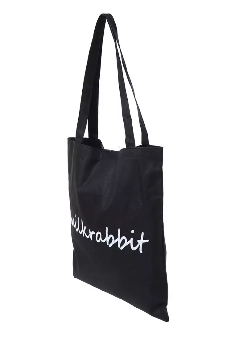 Isyana Tote Bag Woman Design Casual Quality Premium - Black