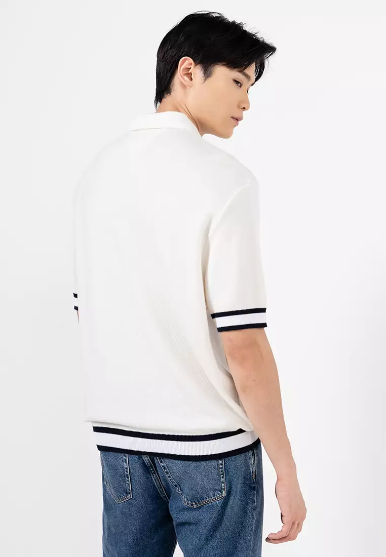 平紋針織標準剪裁POLO恤 - TH Mainline
