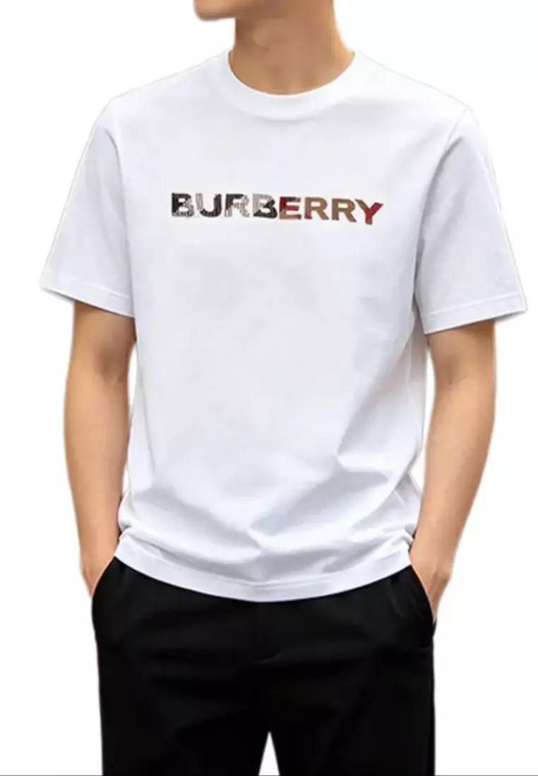 Buy Burberry Men's Short Sleeved T-shirt in White 81118301 2026