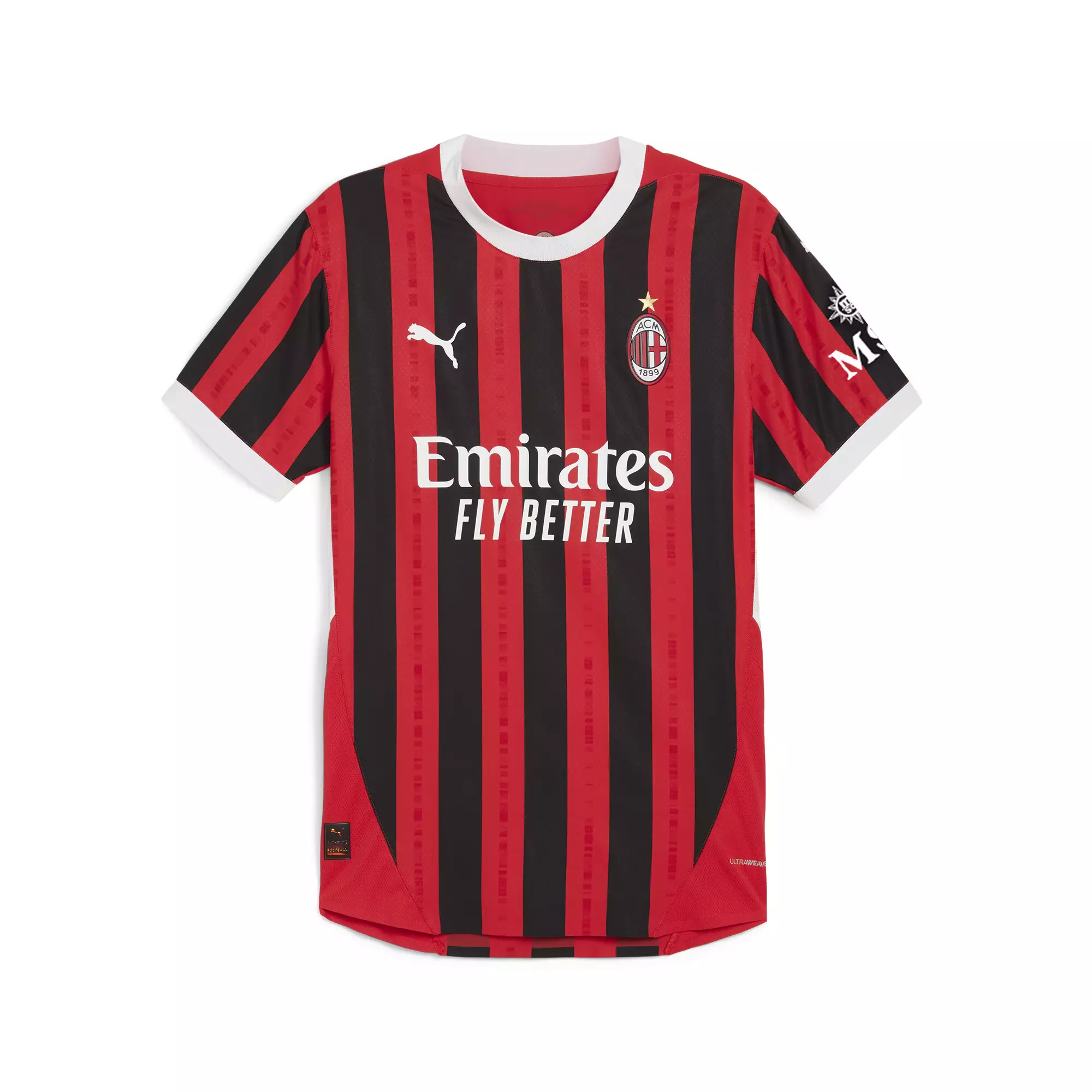 PUMA AC Milan 24/25 Authentic Home Jersey Men Red-Black