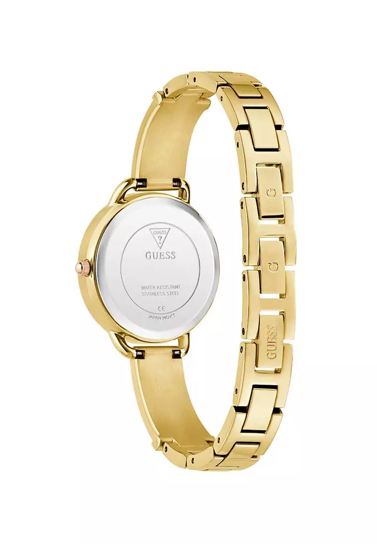 Jual Guess Watch GUESS Ladies Watch TRI BELLINI GOLD TONE - Main Image