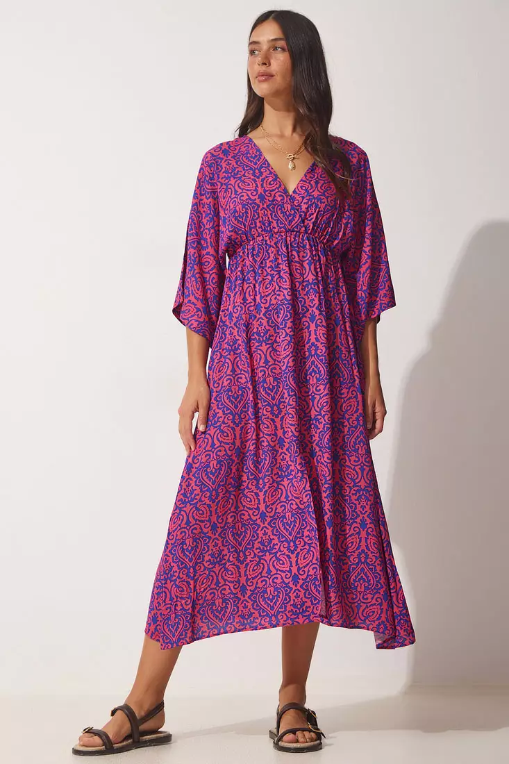Viscose V-Neck Dress main image 0
