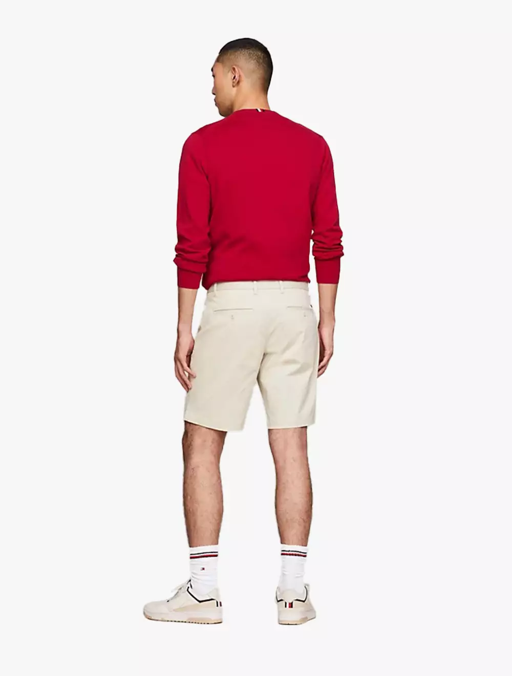 TOMMY HILFIGER - BROOKLYN 1985 COLLECTION CHINO SHORTS - STONE - STONE