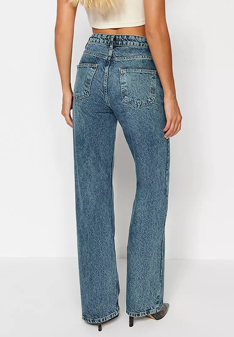High Waist Wide Leg Jeans