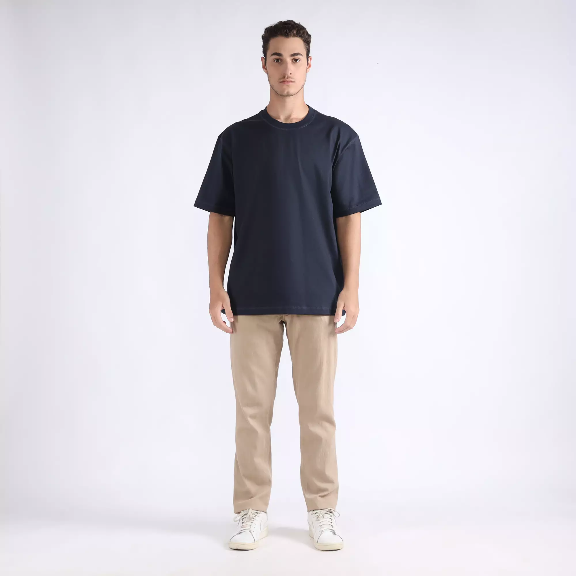 FACILITY by Larusso  - Oddie Oversize T-Shirt Tee - Sky Captain Blue