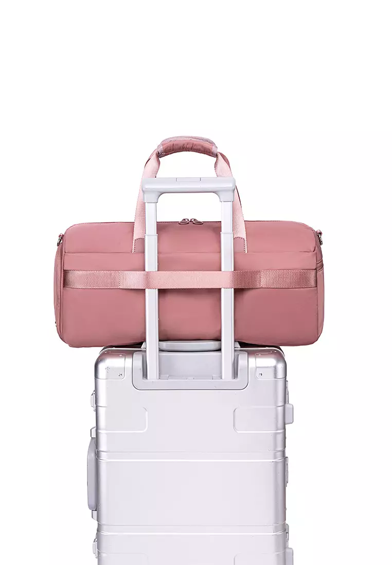 Premium Gym Bag Water Resistant Duffel Bag with Shoe Compartment and Detachable Shoulder Straps