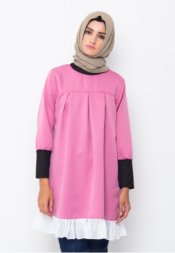 Tunieq expose white remple - in Pink colour
