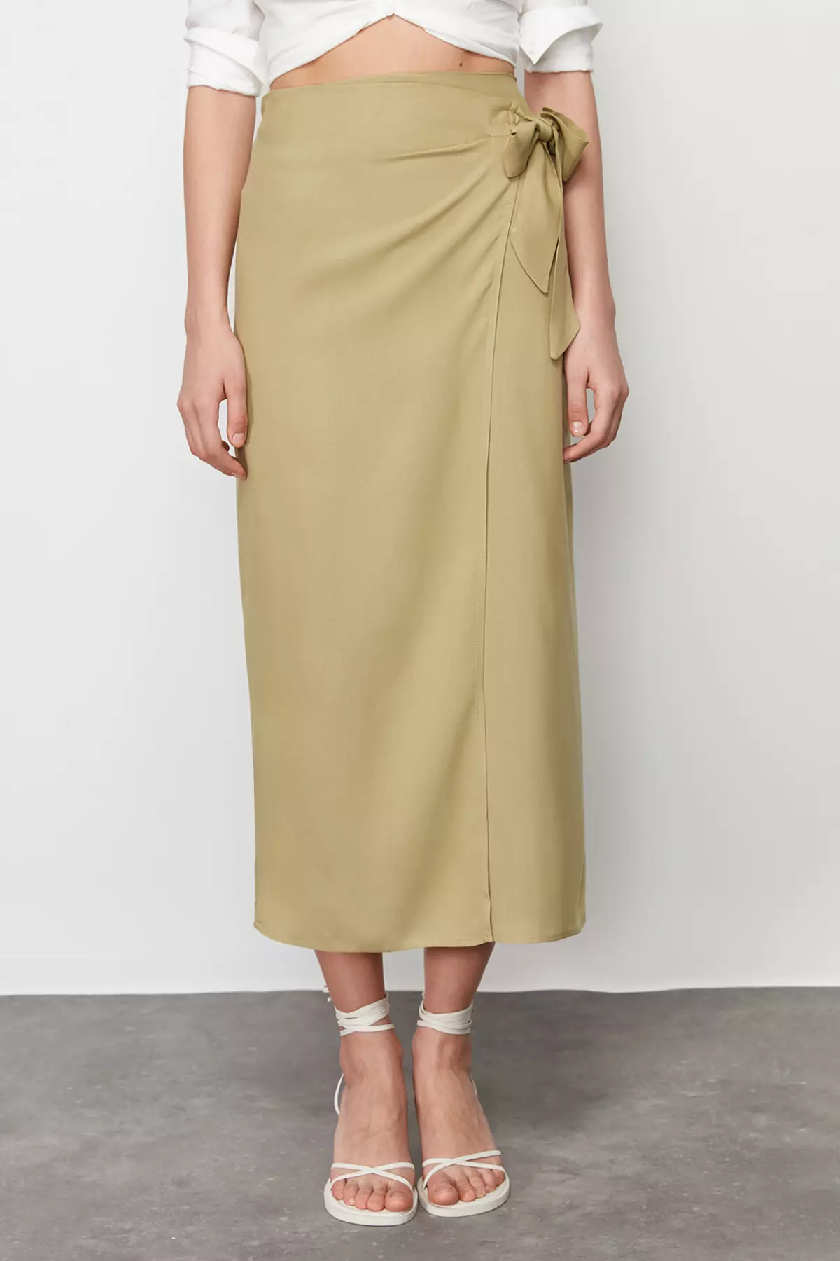 Maxi Skirt with Tied Detail