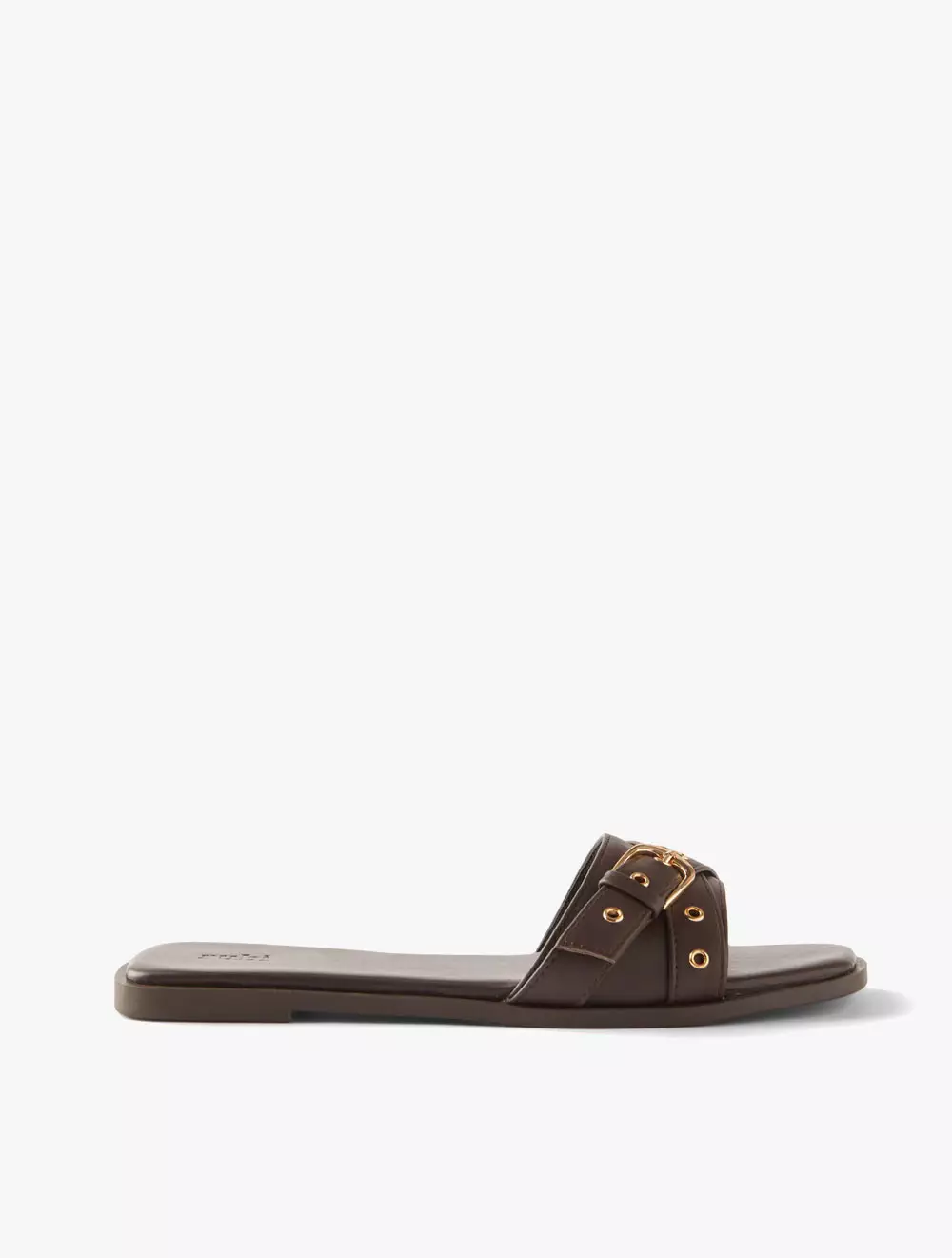 RUBI - SANDAL & MULES - CODY KNOT BUCKLE SLIDE - Brown