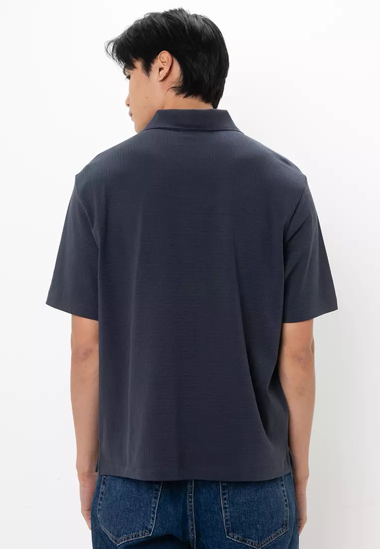 Chainstitch Drop Needle Polo Shirt - Calvin Klein Jeans