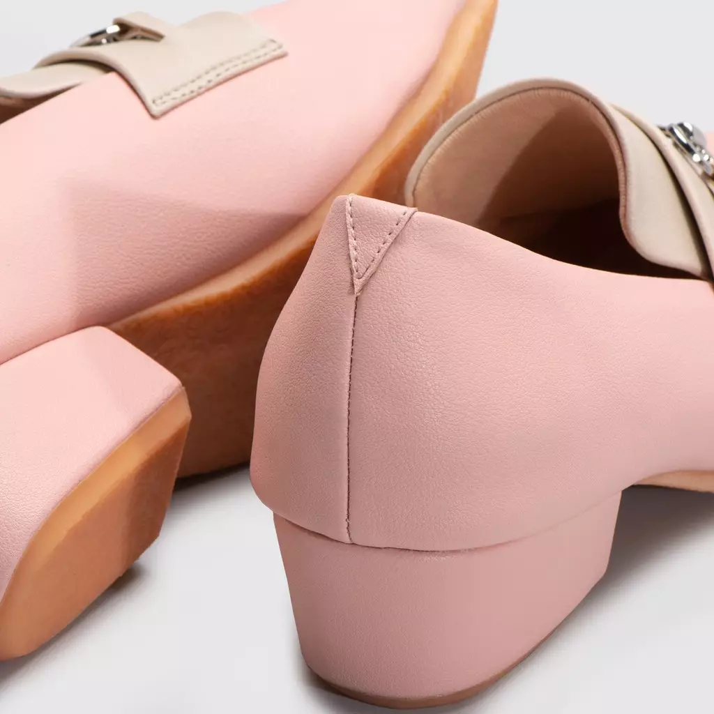 Zwette Mini Heels Pink Pale