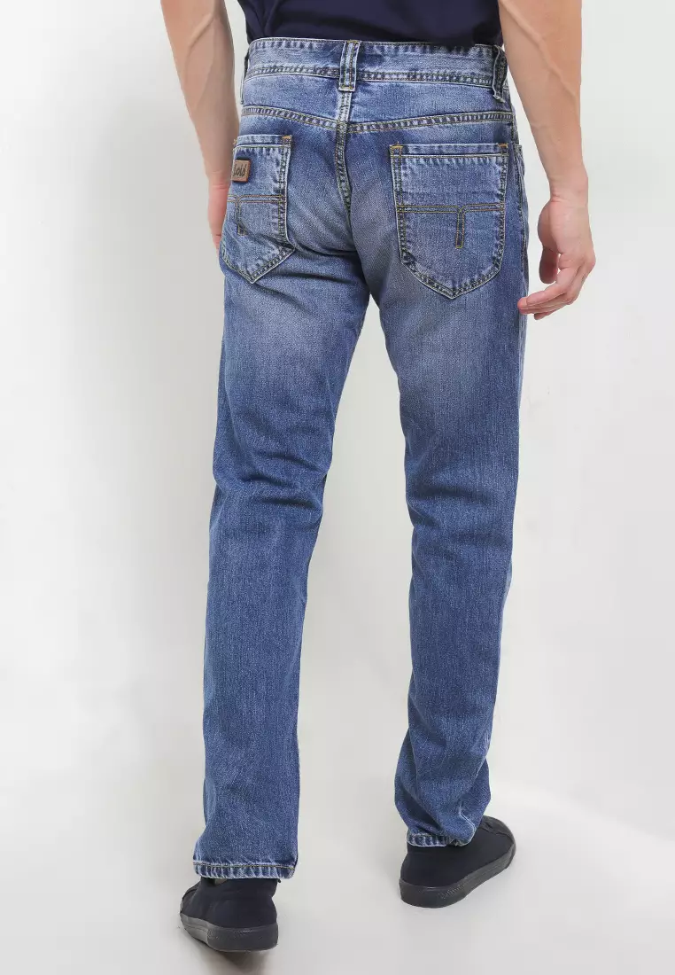 Slim Fit Denim Pants Cfl092D