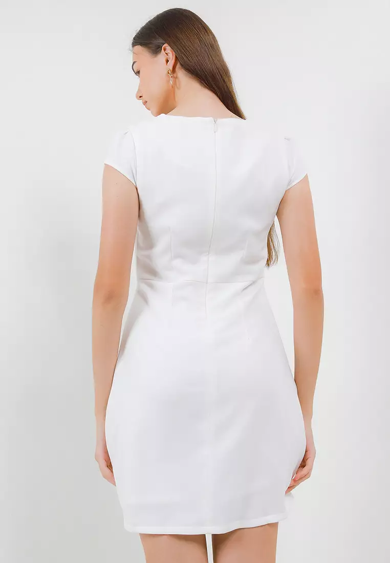 Cyra Dress In Off White