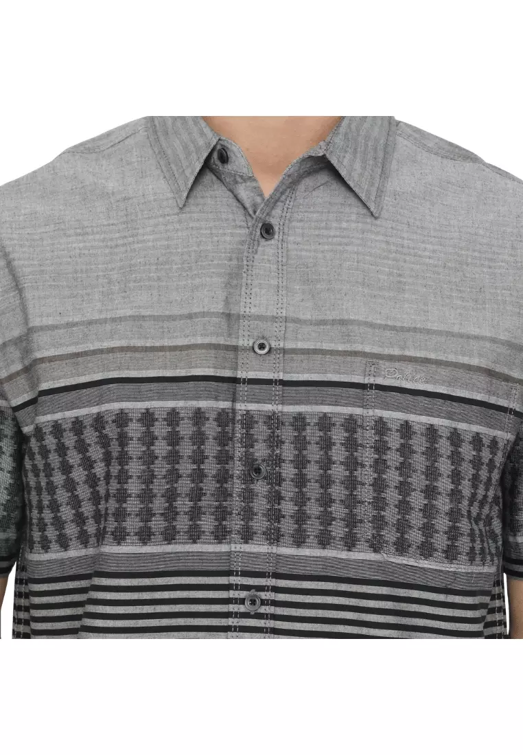 POLICE Kemeja Border Printing Regular Fit Pria