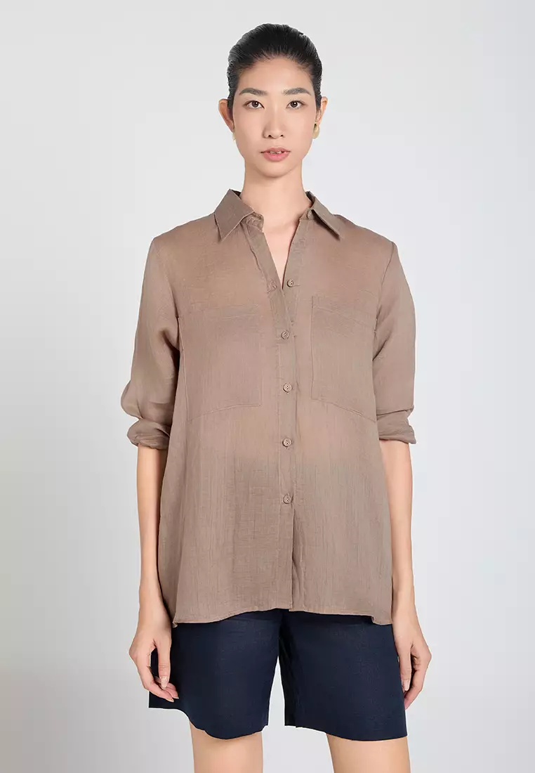 Casual Workwear Linen Shirt