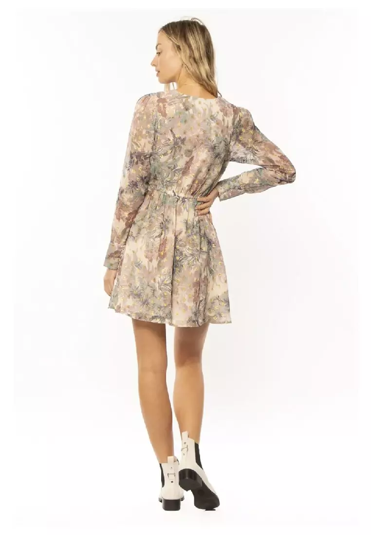 EVA LUNA LS WVN DRESS