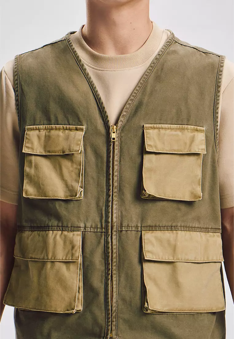 Relaxed Vest with Pockets