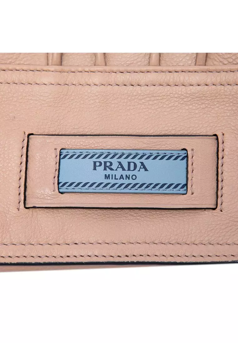 Pre-Loved Prada Calfskin Etiquette Satchel